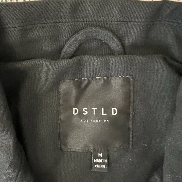 DSTLD Men’s Moto Jacket Black Medium - Picture 2 of 10